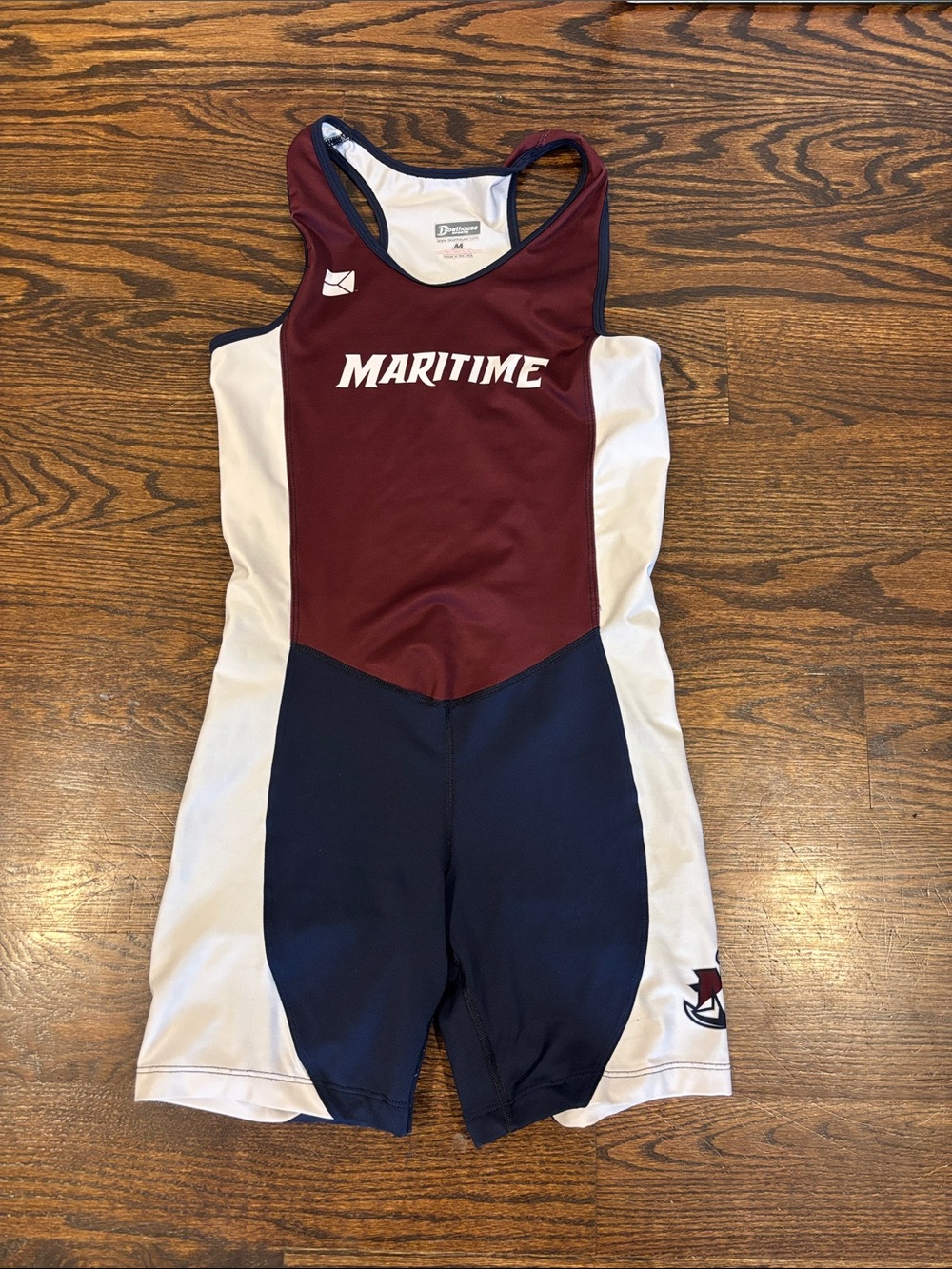 Maritime Women's Maroon & Navy Rowing Shorts Suit